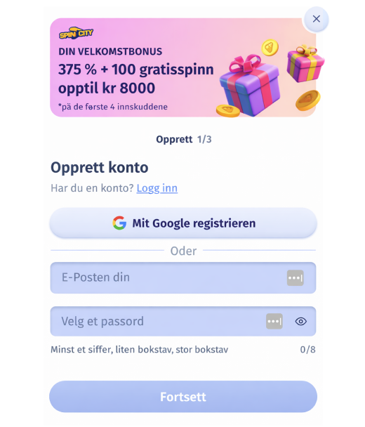 Registrering